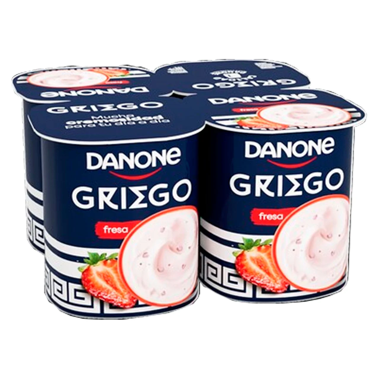 Yogur griego con sabor a fresa 4 x 110 g.