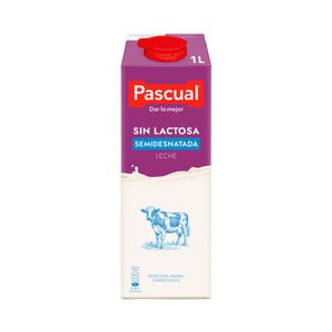 precios Pascual Leche De Vaca Semidesnatada Sin Lactosa 1 L. en Alcampo