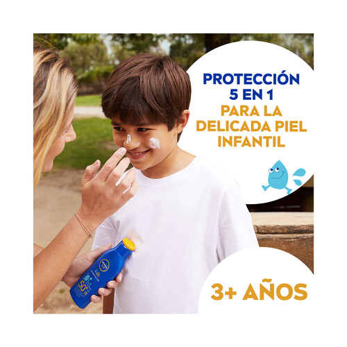 NIVEA Sun kids Leche solar protectora, especial para niños con factor de protección 50+ (muy alto) 200 ml.
