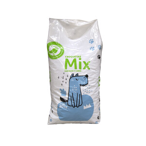 PRODUCTO ECONÓMICO ALCAMPO Comida para perro a base de croquetas de carne y cereales PRODUCTO ECONÓMICO ALCAMPO 20 kg.