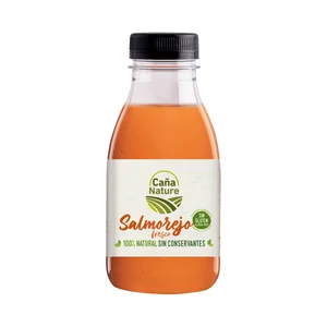 CAÑA NATURE Salmorejo fresco tradicional andaluz, 100% natural, sin gluten ni conservantes CAÑA NATURE 33 cl.