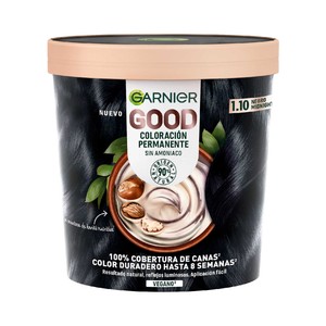 GARNIER Good tono 1.10 Negro midnight Coloración permanente sin amoniaco.