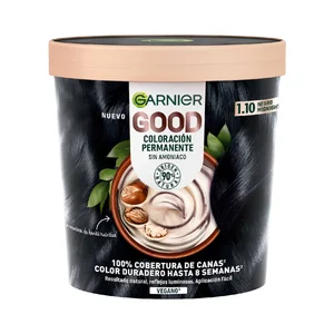 GARNIER Good tono 1.10 Negro midnight Coloración permanente sin amoniaco.