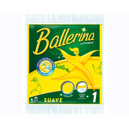 BALLERINA Bayeta amarilla 1 ud.