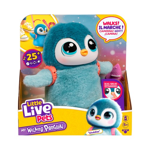 LITTLE LIVE PETS Peluche con funciones Pingüino My Pet Penguin + 5 Años