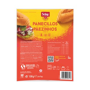 Imagen de SCHÄR Pan mini baguette precocido sin gluten SCHÄR, 2 uds x150 g.
