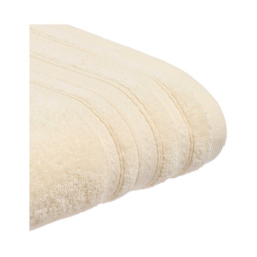 Toalla baño 100x150cm algodón, blanco roto 500GSM Mochaccino. ACTUEL