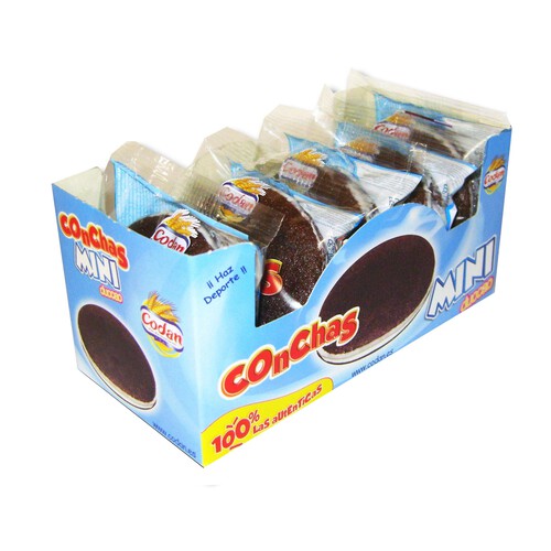 Mini conchas de cacao CODAN 180 g.