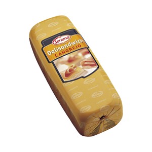 Imagen de Fiambre de pavo y cerdo cocido con sabor a cangrejo SERRANO Delisandwich - Loncha fina 1 mm