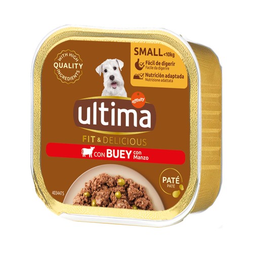 ULTIMA Comida de perro pequeño húmeda 150 g.