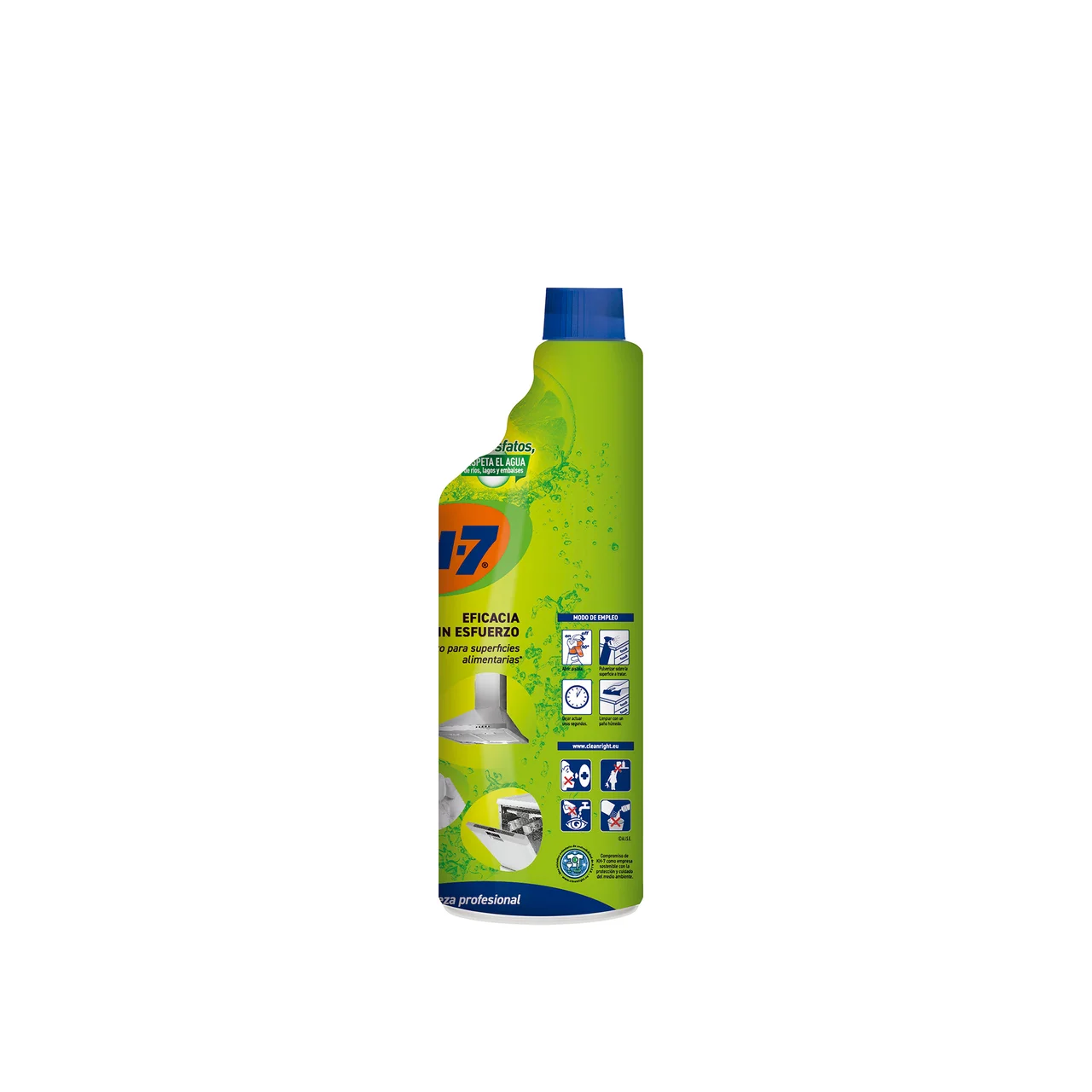 Quitagrasas cítrico recambio 715 ml.