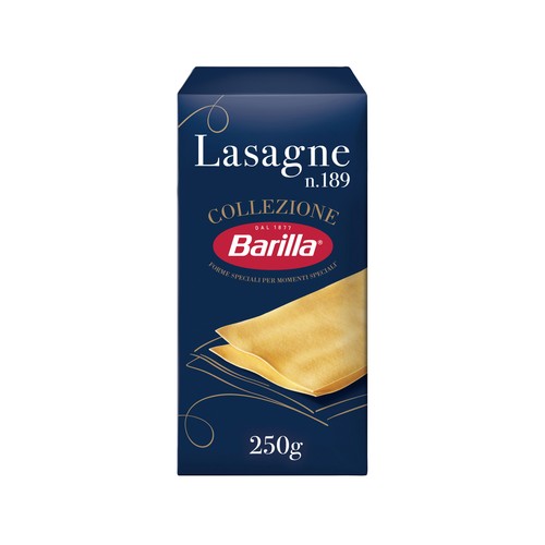 BARILLA Placas para hacer lasaña italiana 250 g.