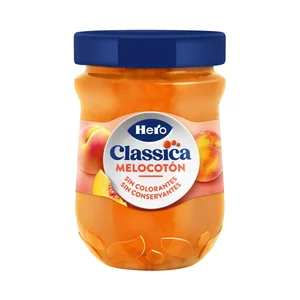 HERO Classica Mermelada de melocotón sin colorantes ni conservantes 330 g.