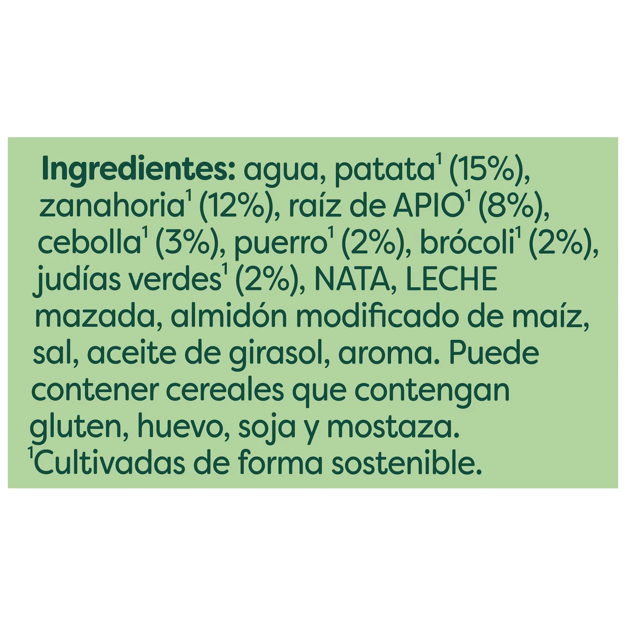 Crema de verduras campesinas 500 ml.