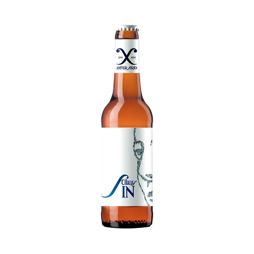 Cerveza sin alcohol LA CIBELES 33 cl.