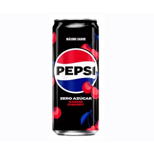 Imagen de PEPSI Refresco cola cherry zero azúcar lata 33 cl.