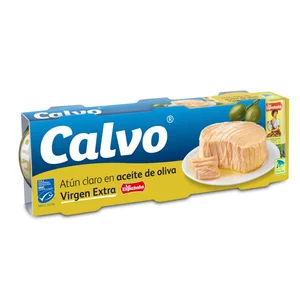 CALVO Atún en aceite de oliva virgen extra 72g X 3