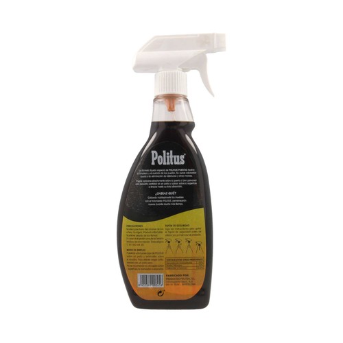 POLITUS Producto para limpieza de puertas barnizadas (limpia, cuida y embellece) 375 ml.
