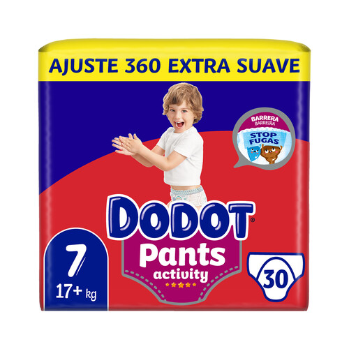 DODOT Pants (braguitas) de aprendizaje talla 5 para bebés de 12 a 17 kilogramos 30 uds.