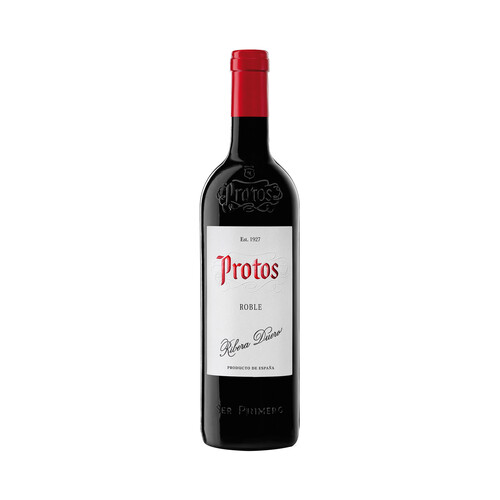 PROTOS Vino tinto roble con D.O. Ribera del Duero botella de 75 cl.