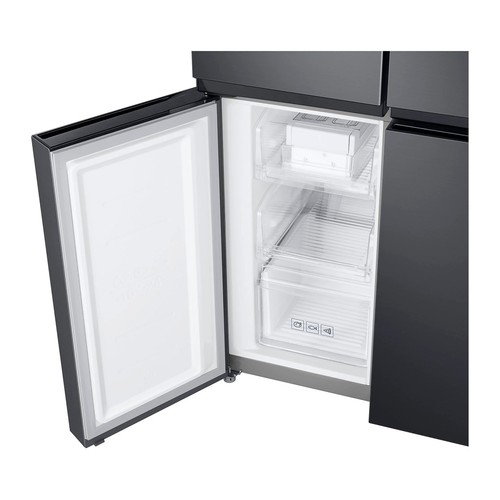 Frigorífico americano 4 puertas 179,3cm SAMSUNG RF48A400E Inox, NO FROST, clasificación energética: E, H: 179,3cm, A: 83,3cm, F: 74cm, capacidad total: 488L.