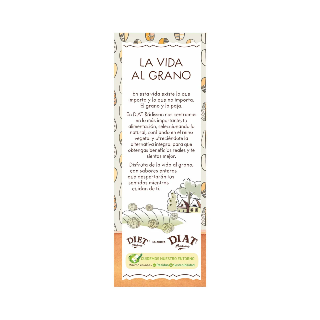 Copos de avena integral, con alto contenido en fibra 500 g.