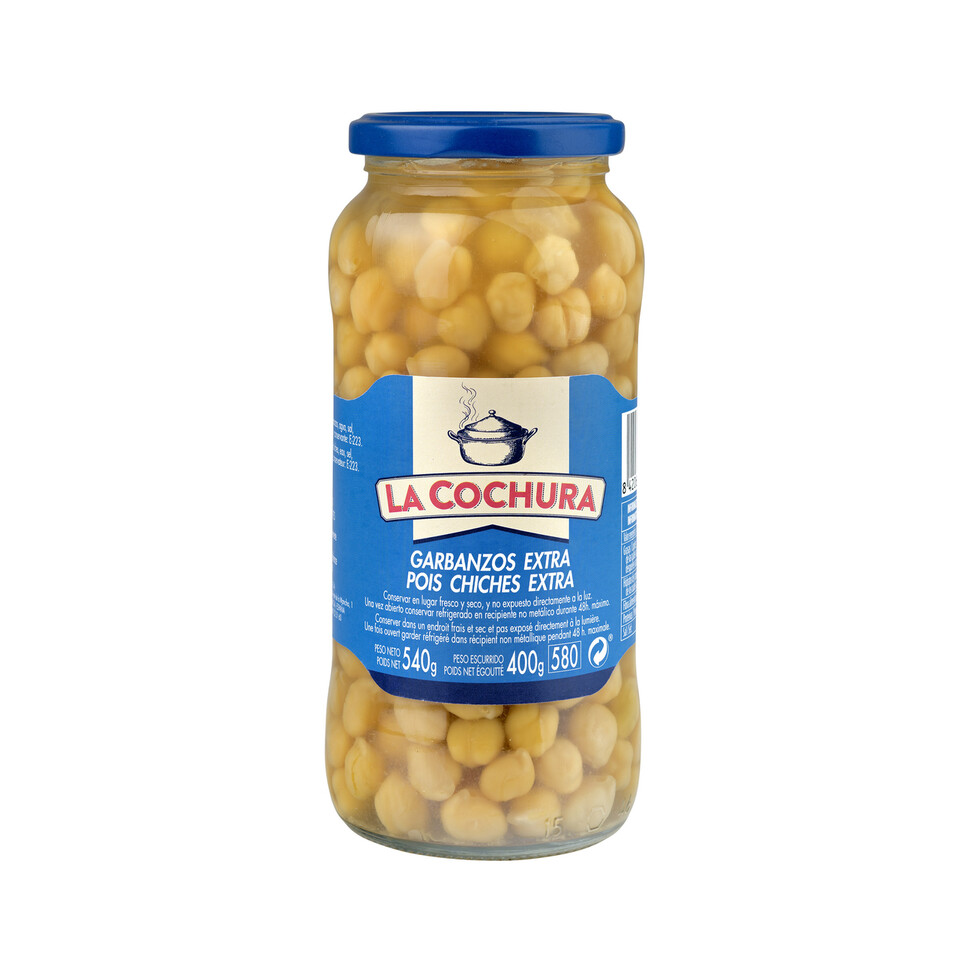 LA COCHURA Garbanzo cocido LA COCHURA frasco de 400 g. Alcampo ¡Haz