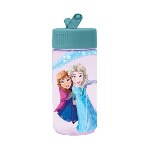 Botella infantil 0.45L plástico licencia Frozen para llevar agua. ACTUEL