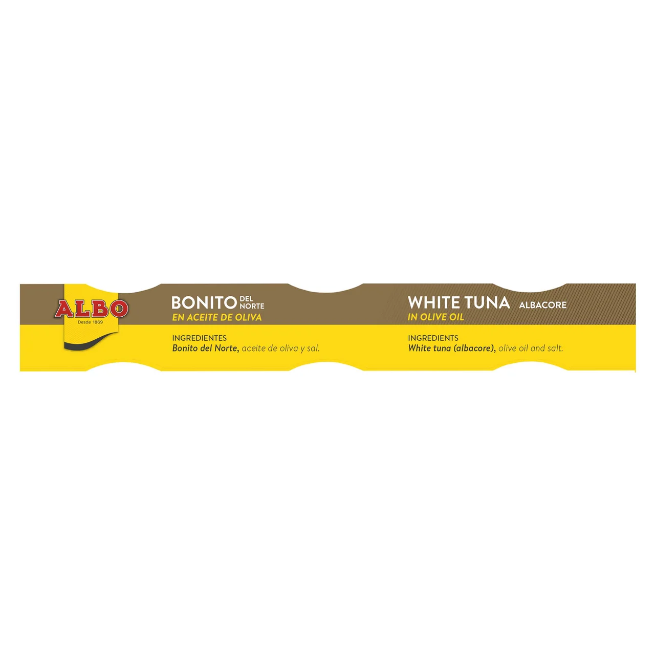 Bonito del Norte en aceite de oliva pack 3 uds. x 67 g.