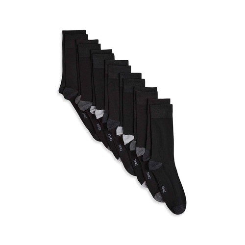 Pack 7 pares calcetines hombre INEXTENSO, talla 39/42.