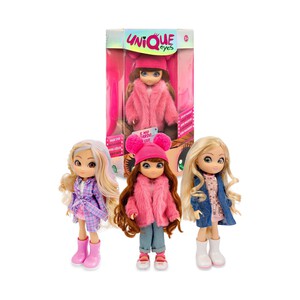 Muñeca fashion doll de ojos mágicos UNIQUE EYES