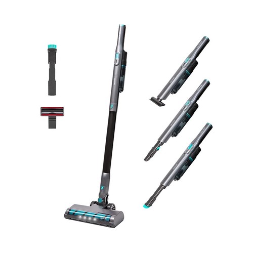 Aspirador sin cable ultraligero CECOTEC Conga Rockstar Micro 20000 Stand&Clean, batería 14,8V, autonomía 30 min, cepillo Jalisco.