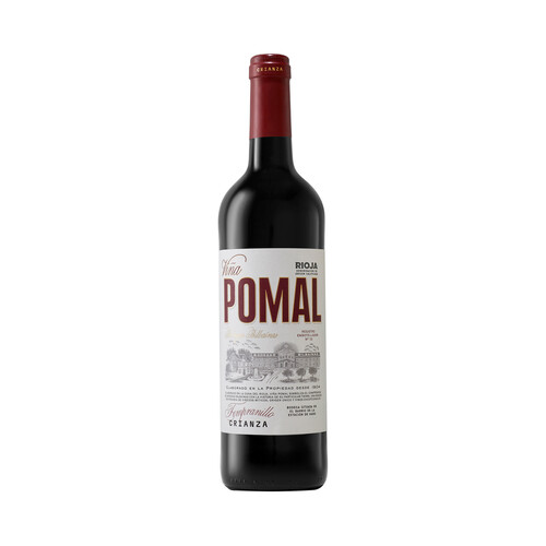 VIÑA POMAL Vino tinto crianza con D.O. Ca. Rioja botella 75 cl.
