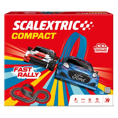 SCALEXTRIC Circuito Fast Rally, Compact
