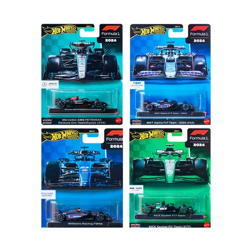 HOT WHEELS Formula 1 Coche de Juguete  modelos surtidos