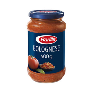 BARILLA Salsa Bolognese (Boloñesa) con base de tomate BARILLA 400 g.