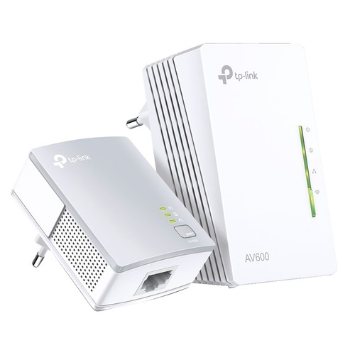 Kit Extensor Powerline WiFi TP-LINK TL-WPA4221 KIT, AV600, Wifi N300, 2 puertos Ethernet.