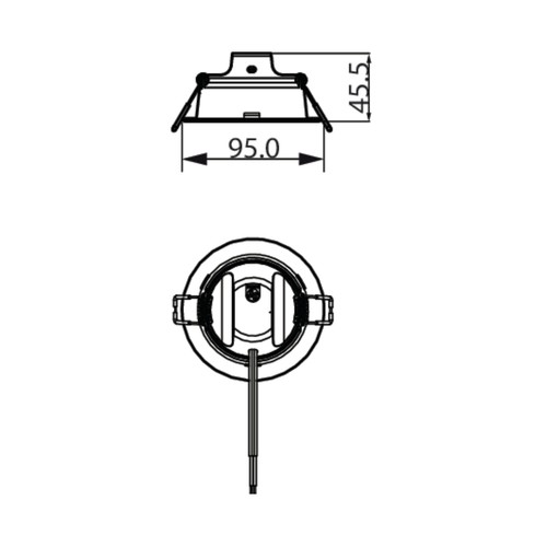 Pack de 3 Downlights empotrables redondos 6W, 8cm, luz neutra 4000K, PHILIPS color blanco.