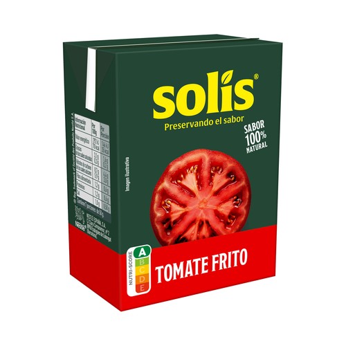 SOLÍS Tomate frito, sabor 100% natural brik 350 g.
