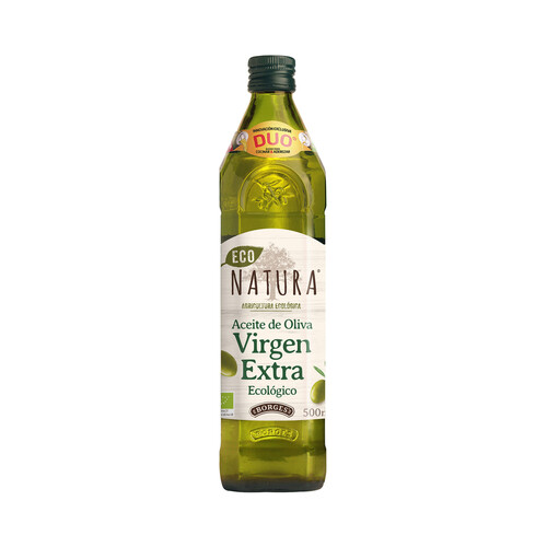 BORGES Aceite de oliva virgen extra ecológico BORGES ECO NATURA botella 500 ml.