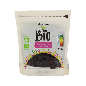 ALCAMPO ECOLÓGICO Arándanos rojos ALCAMPO ECOLÓGICO 175 g.