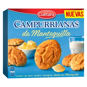 CUETARA Galletas cammpurrinas de mantequilla 160 g