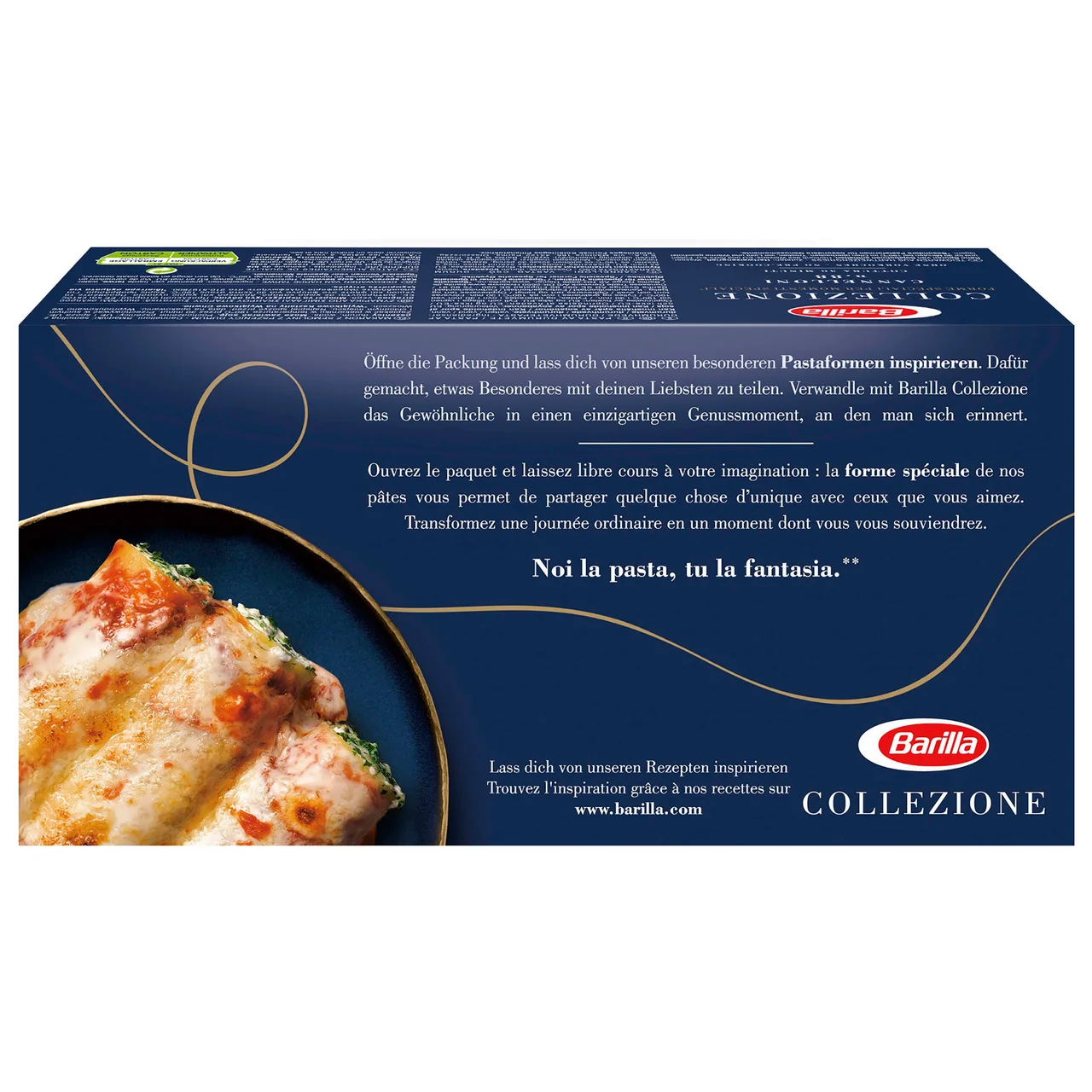 BARILLA Pasta Gourmet La Collezione Cannelloni N.88 (Canelones) BARILLA 250 g.