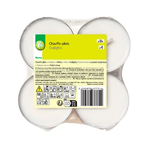 Set de velas 4 unidades, PRODUCTO ECONOMICO ALCAMPO.