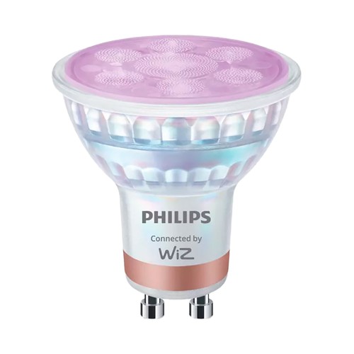 Bombilla Led gu10 wifi wiz color 4,9w 50w 2700k. PHILIPS