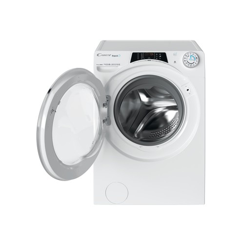 Lavadora secadora CANDY ROW4966DWMCT1-S, lavado/secado: 9-6KG, clasificación energética: A, 1400RPM, H: 85cm, A: 60cm,F: 58cm.