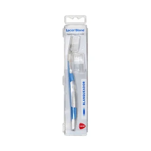 LACER Blanc Cepillo de dientesl con cabezal reducido, especial blanqueado dental.