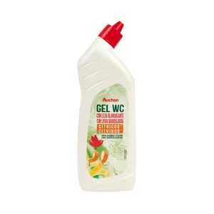 PRODUCTO ALCAMPO Limpiador en gel para WC con lejía blanqueante y aroma a cítricos 750 ml.