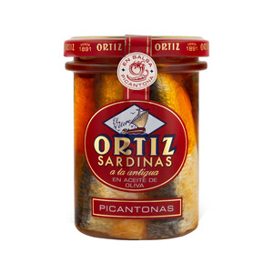 Imagen de ORTIZ Sardinas a la antigua, en aceite de oliva, picantonas 140 g.
