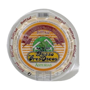 Queso Tres Oscos Queso de Vaca bajo Contenido en Sal Queso Tres Oscos 475 G.